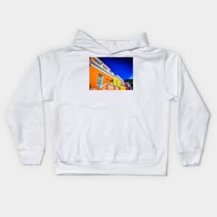 Colorful houses in Africa Kids Hoodie